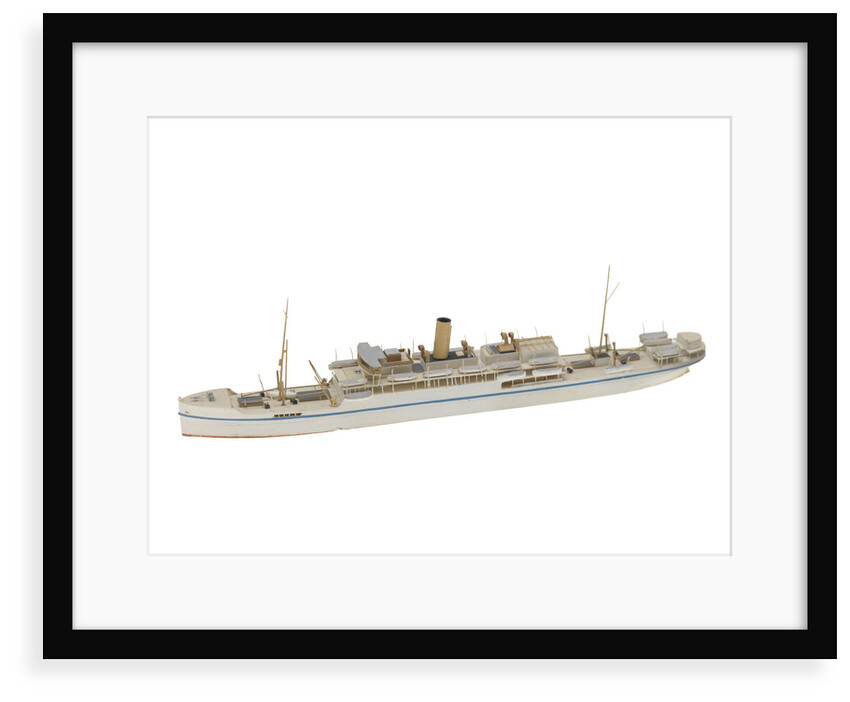 Waterline model; Miniature model by Reginald Carpenter