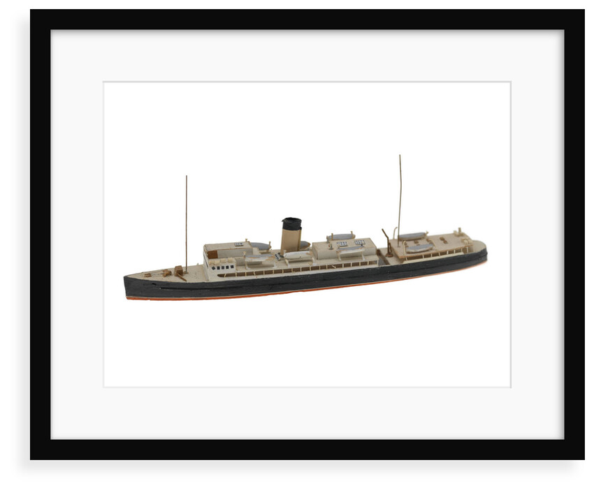 Waterline model; Miniature model by Reginald Carpenter