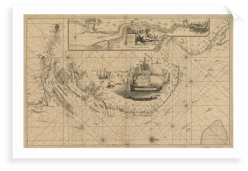 Chart of River Thames from London to the Buoy of the Noure by unknown