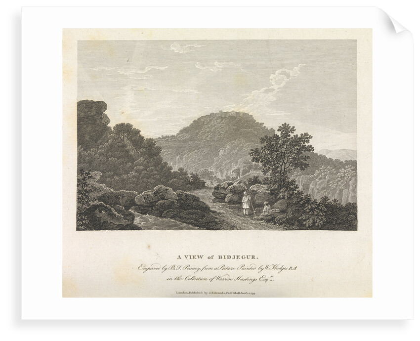 A view of Bidjegur by William Hodges
