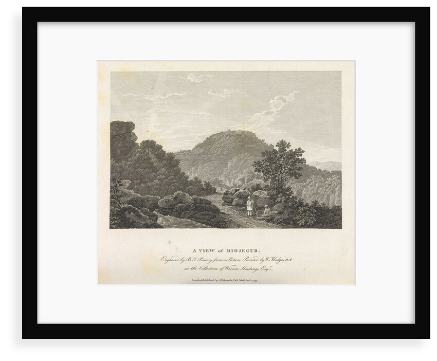 A view of Bidjegur by William Hodges