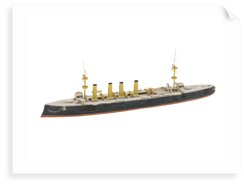 HMS 'Powerful' (1895); Warship; Protected Cruiser by Reginald Carpenter