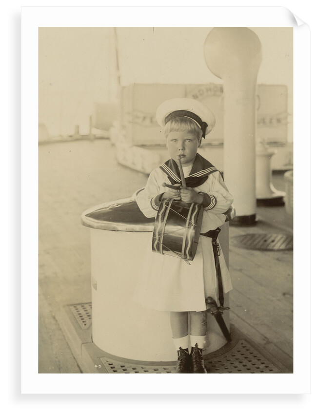 Edward VIII as a child, aboard HMS 'Crescent', June-August 1898 by unknown