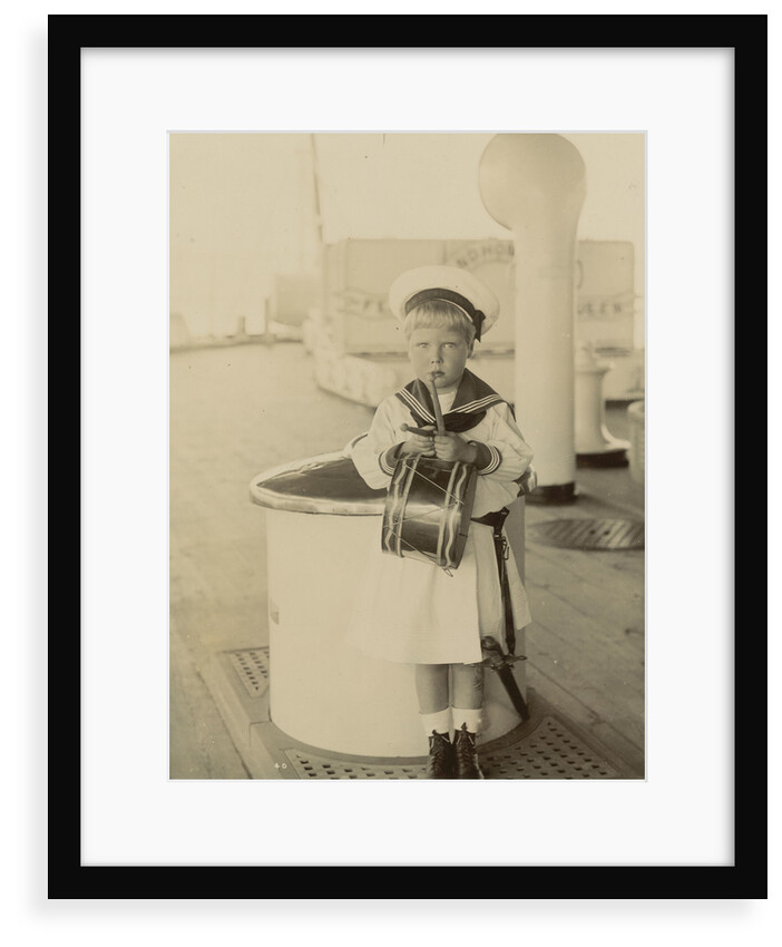 Edward VIII as a child, aboard HMS 'Crescent', June-August 1898 by unknown