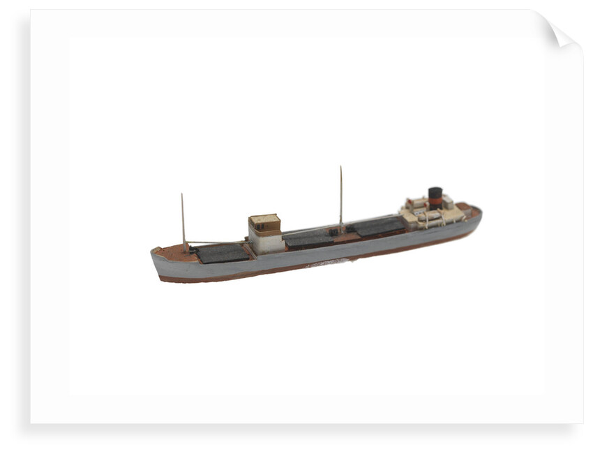 Waterline model; Miniature model by Reginald Carpenter