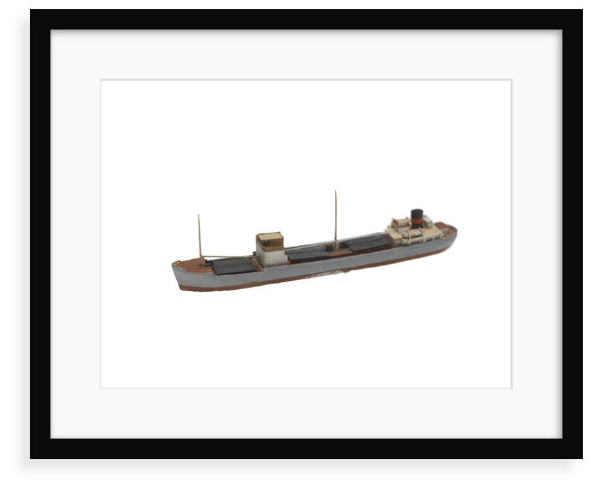 Waterline model; Miniature model by Reginald Carpenter