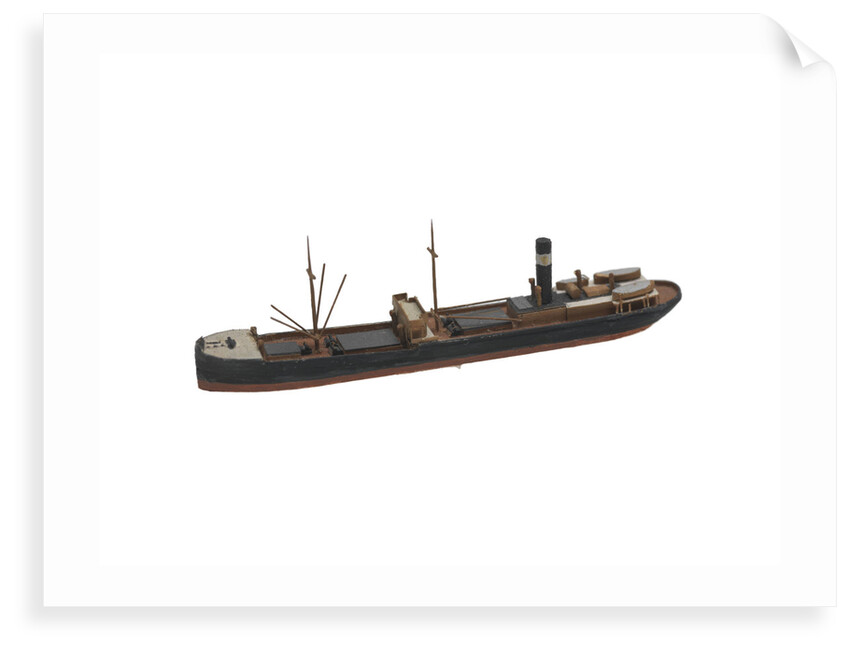 Waterline model; Miniature model by Reginald Carpenter