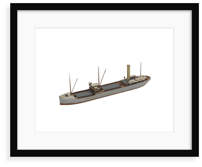 Waterline model; Miniature model by Reginald Carpenter
