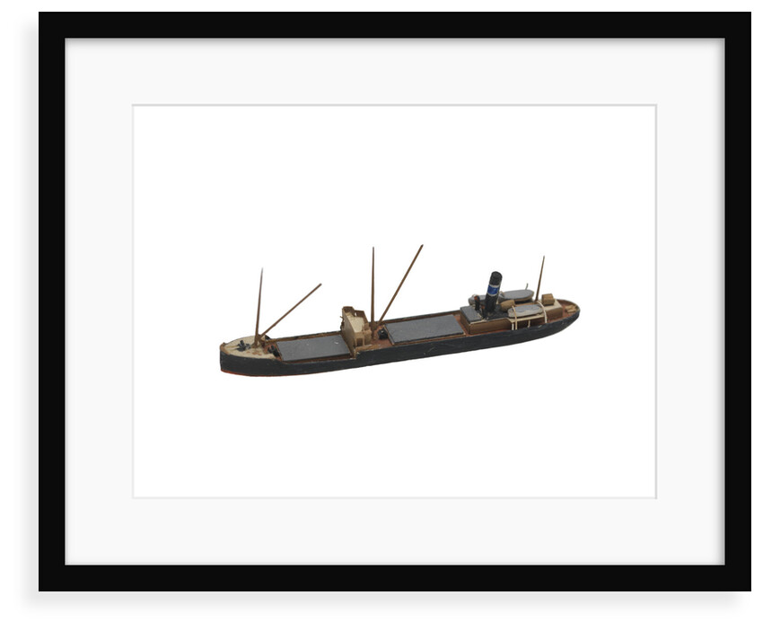 Waterline model; Miniature model by Reginald Carpenter