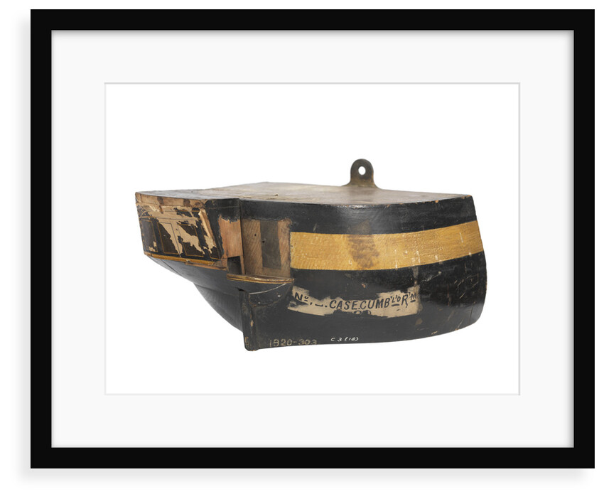 Stern model; Sectional model; Waterline model by unknown