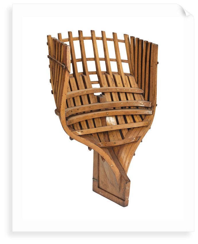 Frame model; Sectional model; Square stern by Unknown