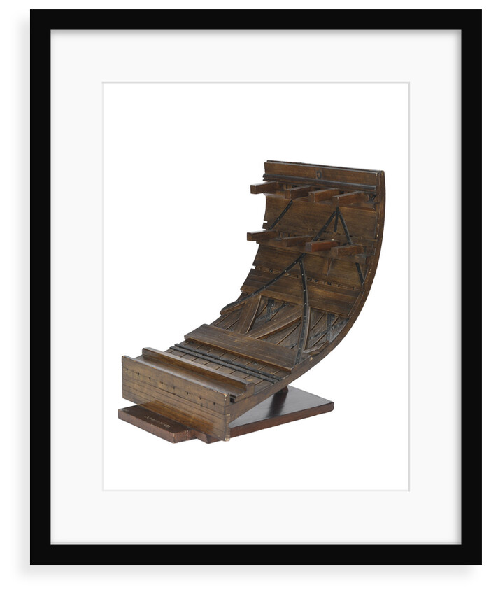 Sectional model; Plank-on-frame by Unknown