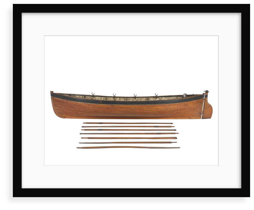 Full hull model; Plank-on-frame by unknown