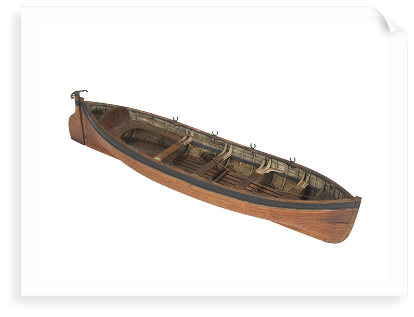 Full hull model; Plank-on-frame by unknown