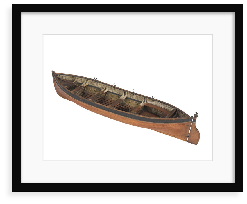Full hull model; Plank-on-frame by unknown