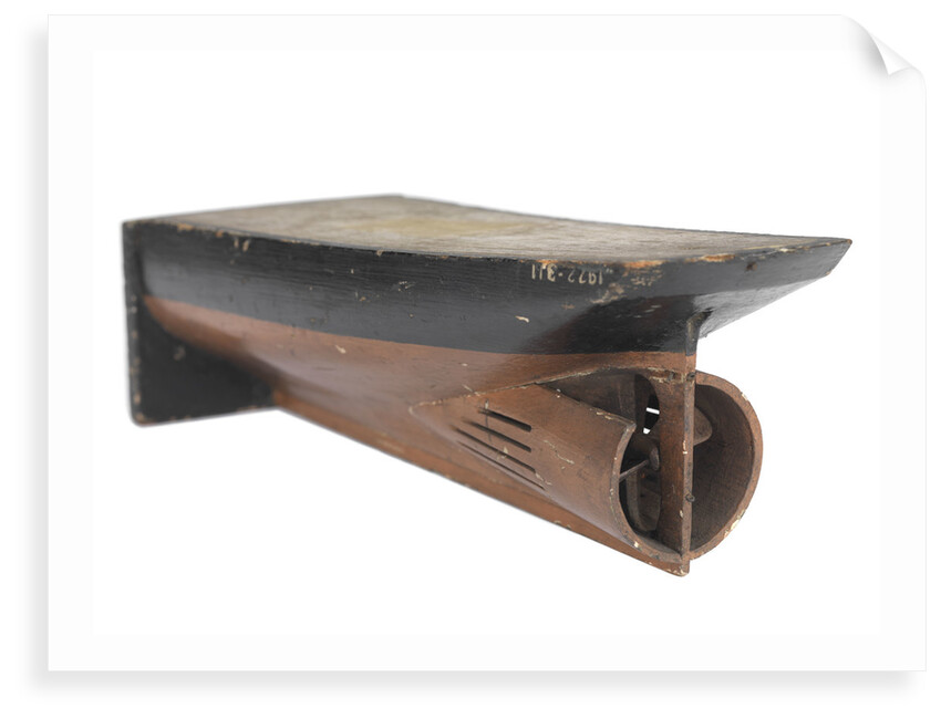 Sectional model; Stern model by unknown