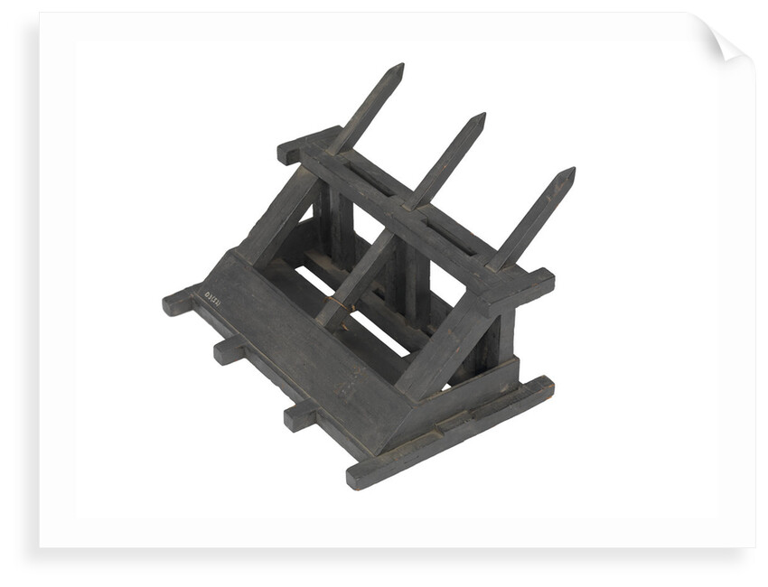 Structural model; Cheval de frise by unknown