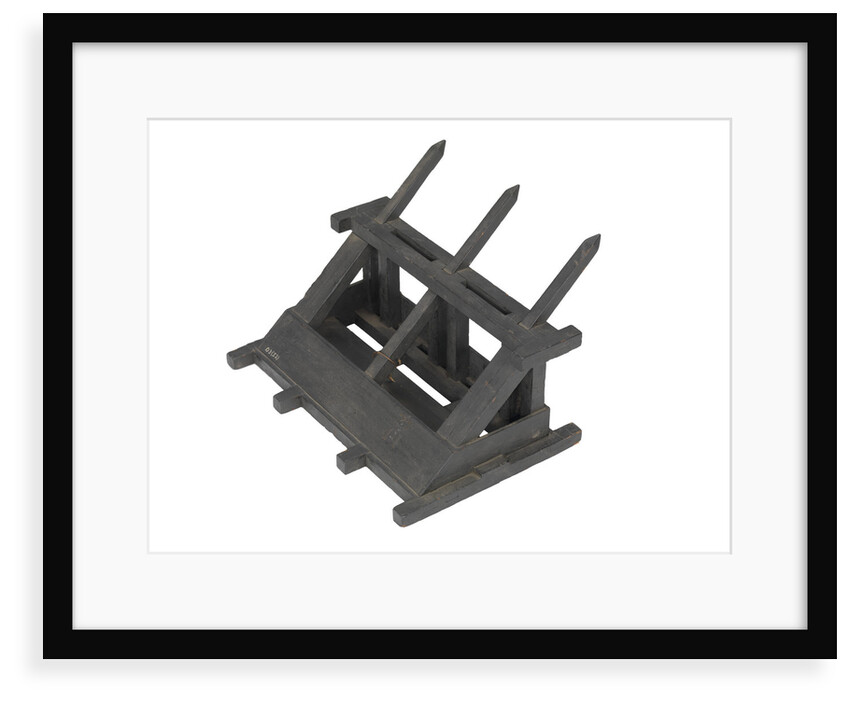 Structural model; Cheval de frise by unknown