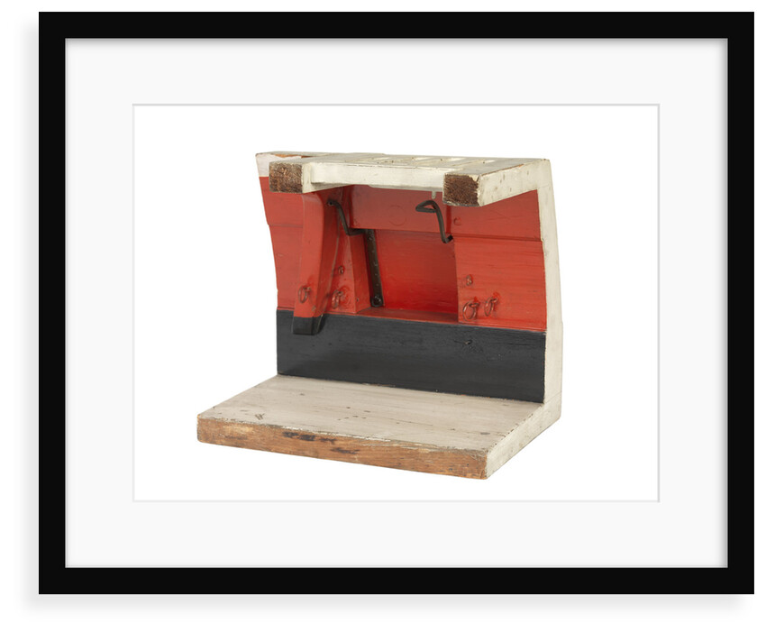 Sectional model; Midship model; Gun port model by unknown