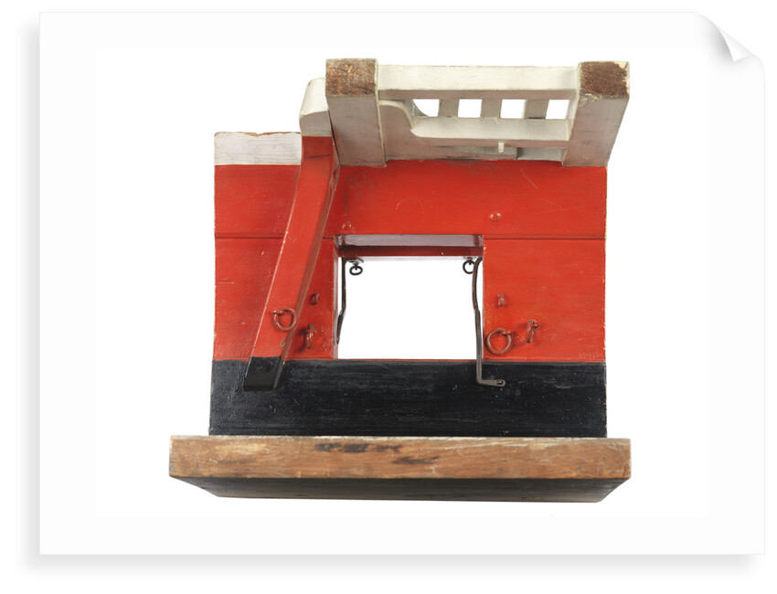 Sectional model; Midship model; Gun port model by Unknown