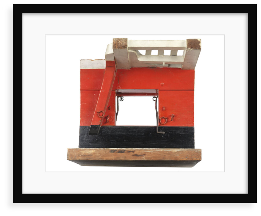 Sectional model; Midship model; Gun port model by Unknown