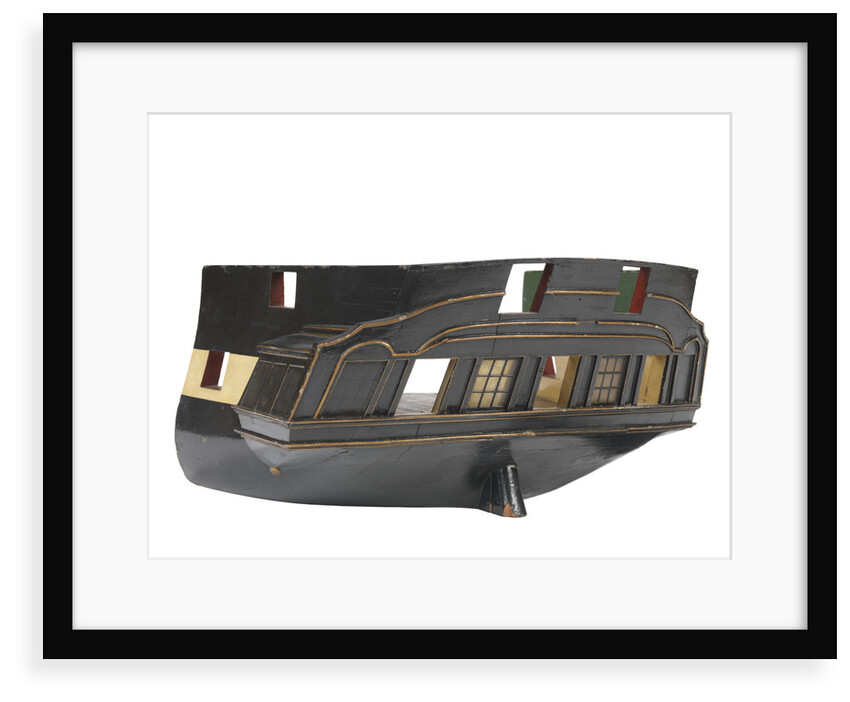 Sectional model; Stern model; Waterline model by unknown