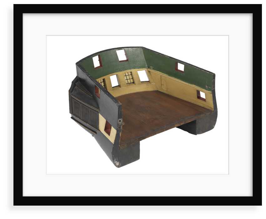 Sectional model; Stern model; Waterline model by unknown