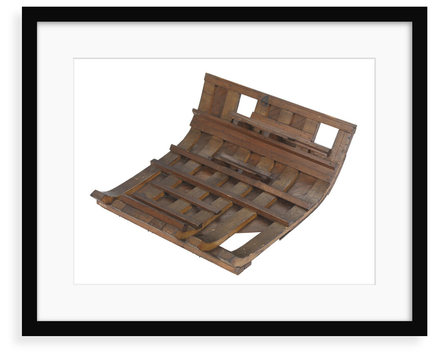 Sectional model; Plank-on-frame by unknown