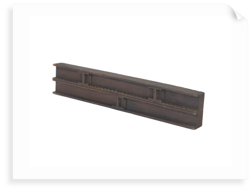 Sectional model; Armour plate model by unknown