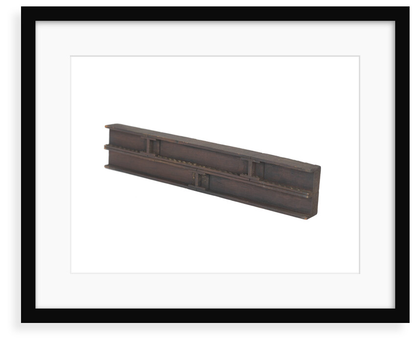 Sectional model; Armour plate model by unknown
