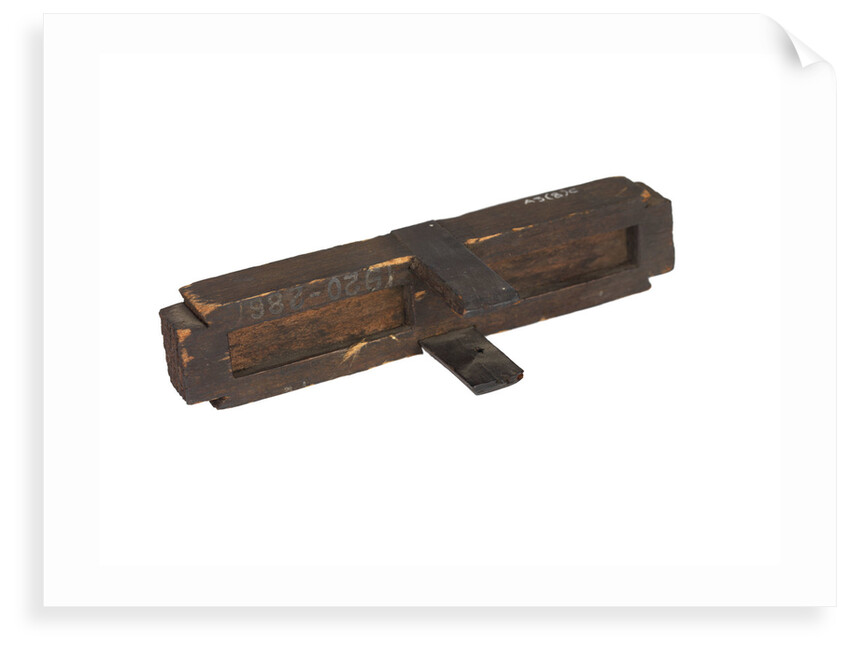 Sectional model; Armour plate model by unknown