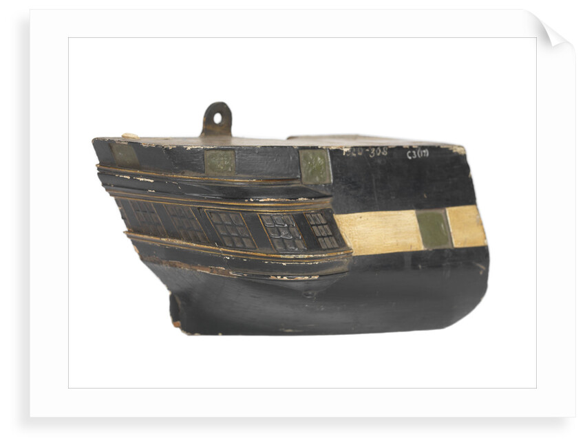 Sectional model; Stern model; Waterline model; Block model by Unknown