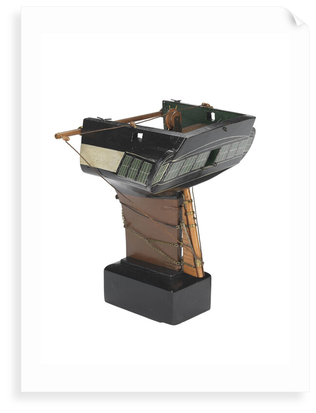 Sectional model; Stern model by Unknown