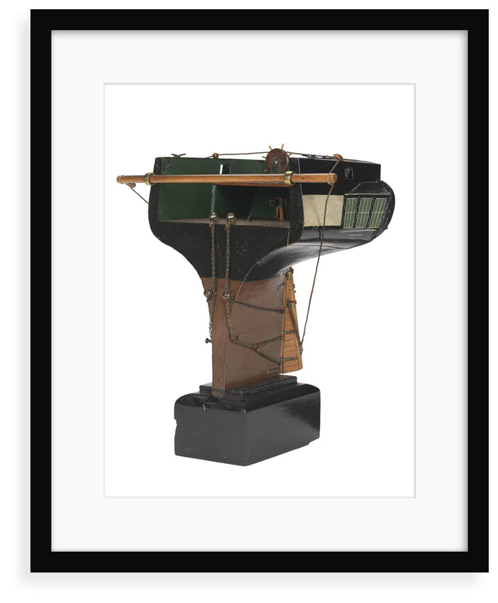 Sectional model; Stern model by unknown