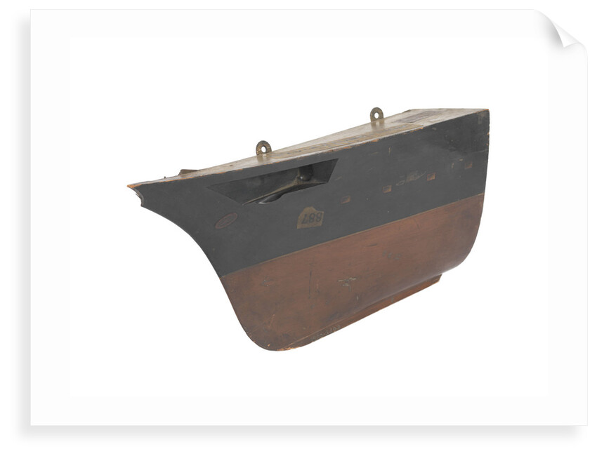 Sectional model; Bow model by unknown