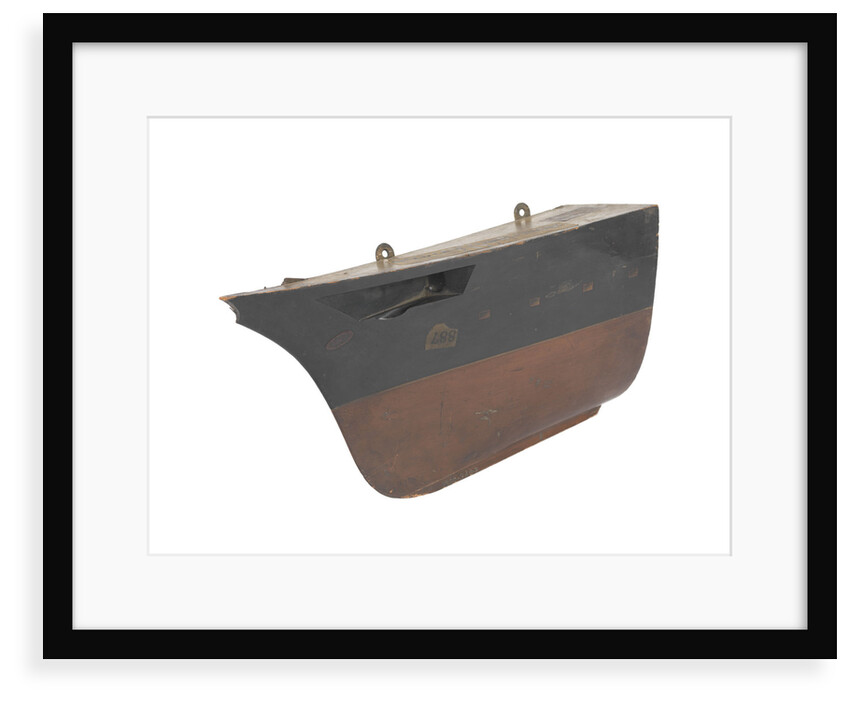 Sectional model; Bow model by unknown