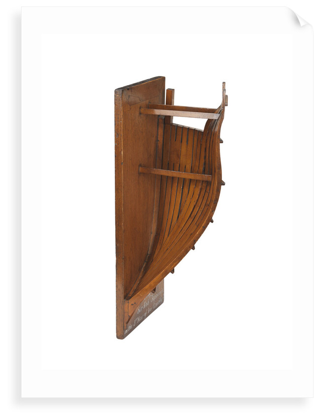 Sectional model; Bow model; Frame model; Plank-on-frame by Robert Seppings