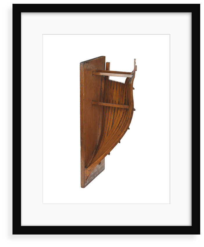 Sectional model; Bow model; Frame model; Plank-on-frame by Robert Seppings