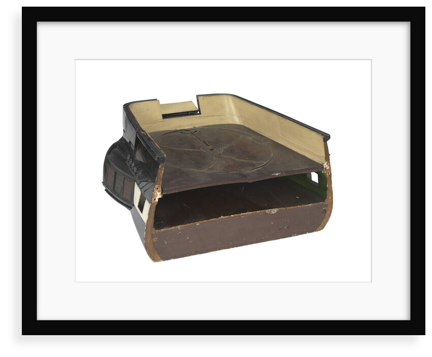 Sectional model; Waterline model; Stern model by unknown