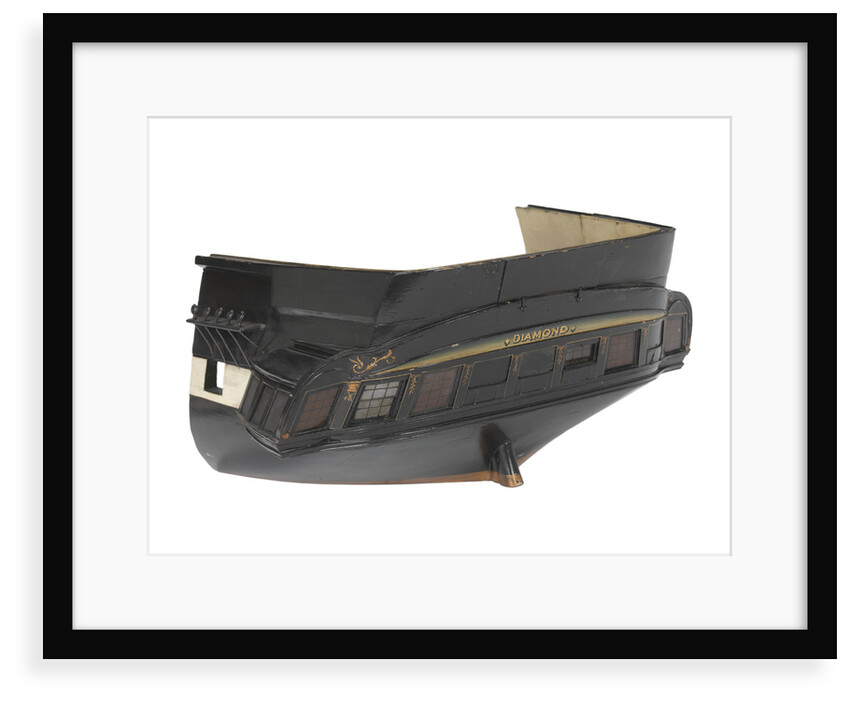 Sectional model; Waterline model; Stern model by Unknown