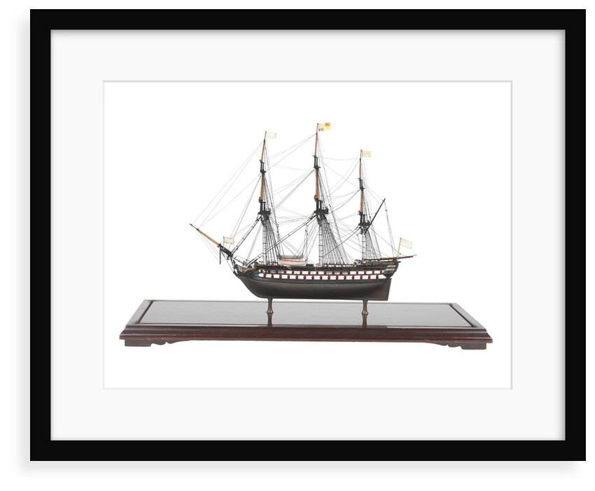 Third rate warship, 74 guns by unknown