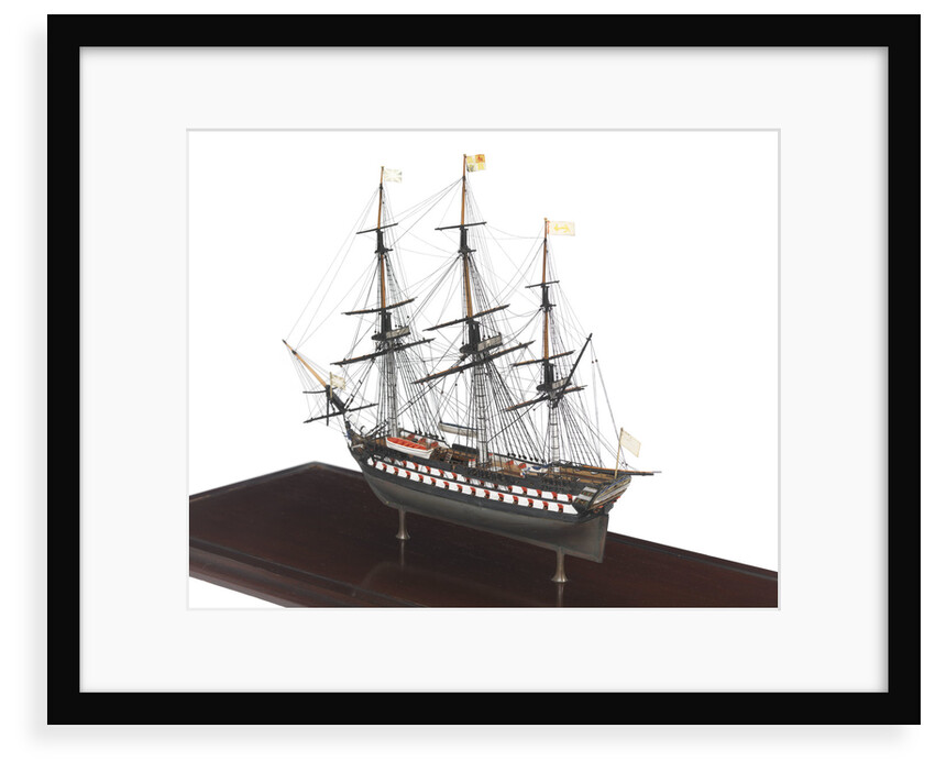 Third rate warship, 74 guns by unknown