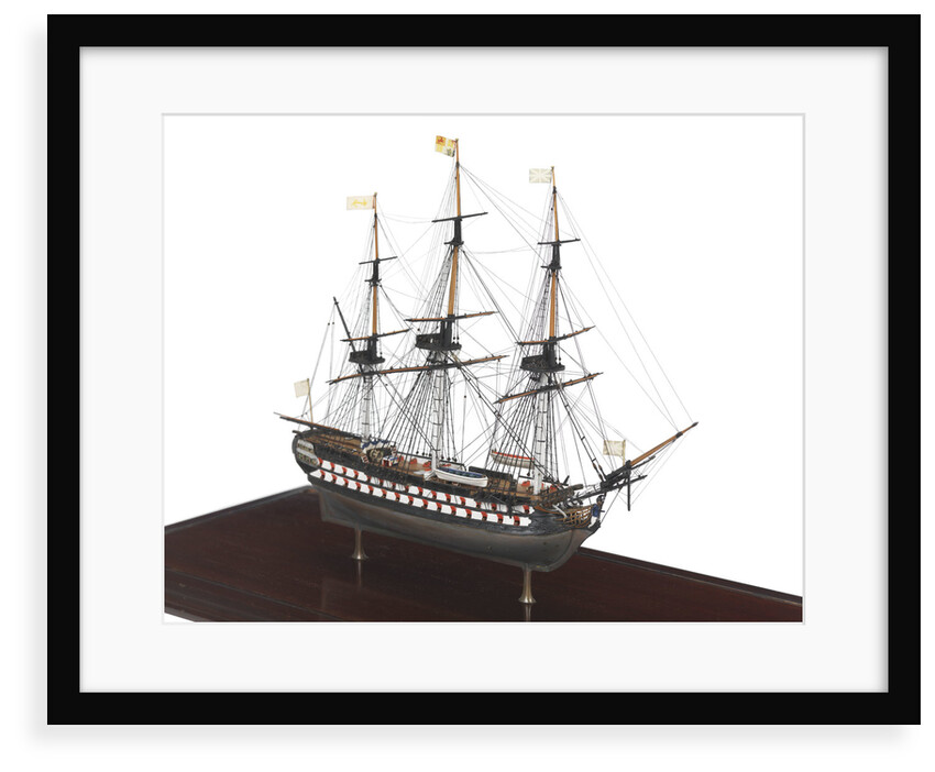 Third rate warship, 74 guns by Unknown