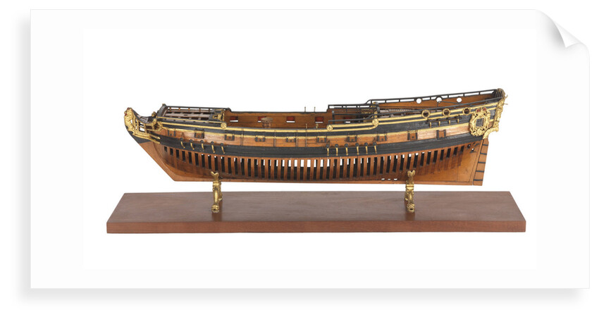 Model of the 'Rose' (1706), warship, sixth rate, sloop, 20 guns by unknown