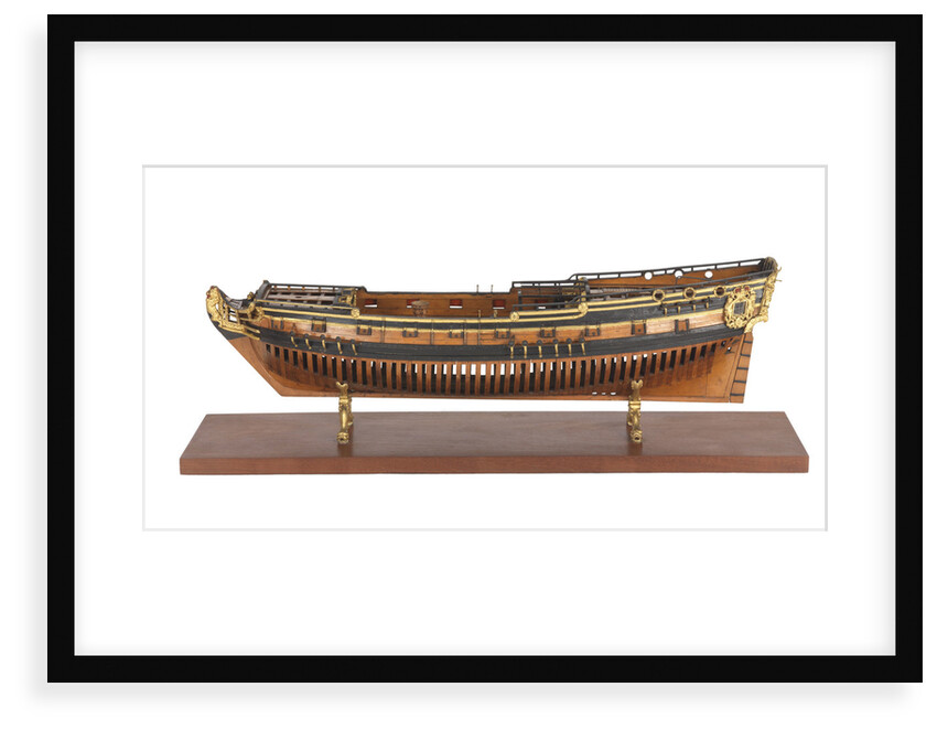Model of the 'Rose' (1706), warship, sixth rate, sloop, 20 guns by unknown