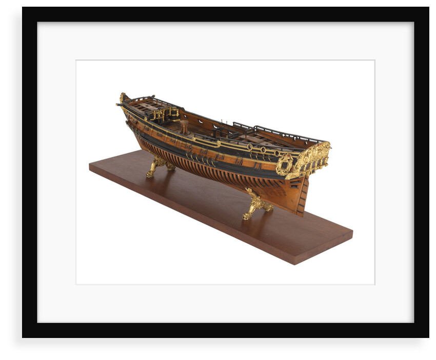 Model of the 'Rose' (1706), warship, sixth rate, sloop, 20 guns by Unknown