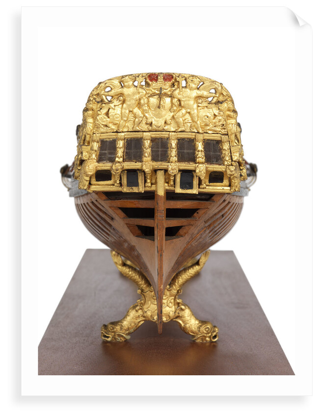 Model of the 'Rose' (1706), warship, sixth rate, sloop, 20 guns by unknown