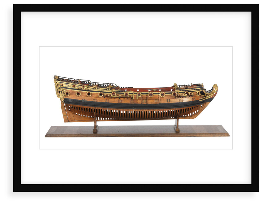 Contemporary full hull model of the 'Mordaunt' by unknown