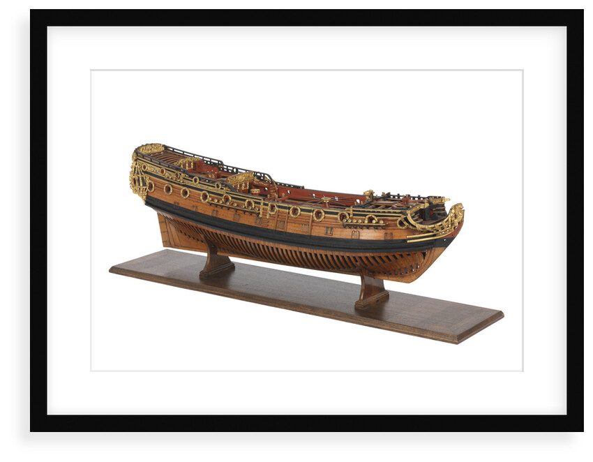 Contemporary full hull model of the 'Mordaunt' by unknown