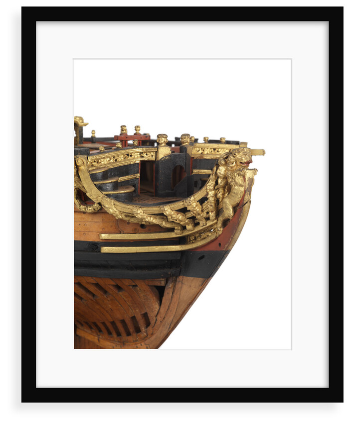 Contemporary full hull model of the 'Mordaunt' by unknown